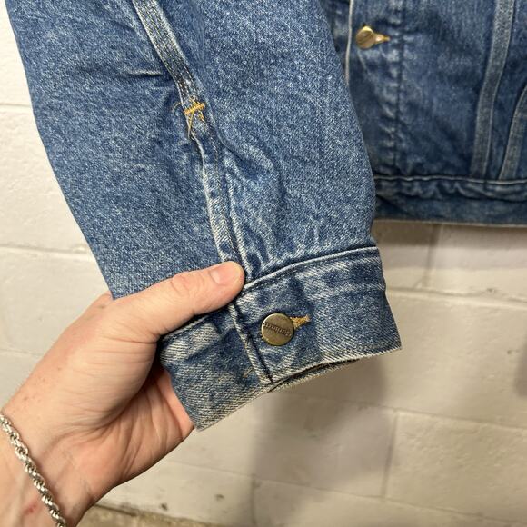 Vintage Carhartt Blanket-Lined Trucker Jacket “Darkstone” J11 - Picture 5 of 12